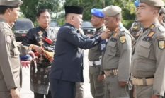 Pj Sekda Kuansing Pimpin Apel Pasukan Pengamanan Pacu Jalur 2026