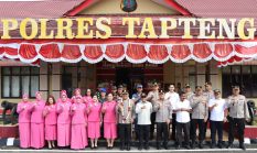 Kapolda Sumut Letakkan Batu Pertama Pembangunan Rusun Polres Tapanuli Tengah
