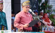 Anggota DPRD Hendra Hadiri Apel Hari Jadi ke-69 Provinsi Riau, Bacakan Teks Visi Riau 2025-2029
