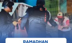 Ramadhan yang Menghangatkan: Brimob Sumut Berbagi Sahur untuk Warga di Bawah Underpass Medan