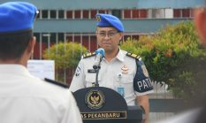 Pimpin Apel Pagi, Kasi Kamtib Lapas Pekanbaru Tekankan Disiplin dan Kesiapsiagaan di Bulan Ramadhan