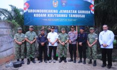 Polresta Pekanbaru Amankan Ground Breaking Jembatan Garuda Kodam XIX/Tuanku Tambusai