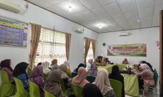 Puskesmas Sibiruang Kecamatan Koto Kampar Hulu Melakukan Pertemuan Bulanan
