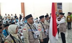 Haru dan Khidmat, Sekda Sumut Lepas 360 Jemaah Calhaj Kloter 1 Medan-Binjai ke Tanah Suci