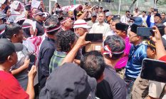 Forum Pejuang Tanah Sudirman (FPTS), Lakukan Aksi Unjuk Rasa di PT Pertamina Hulu Rokan (PHR) Dumai