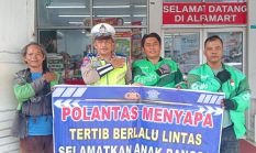 Program “Polantas Menyapa” Polres Binjai Ajak Warga Tertib Berlalu Lintas