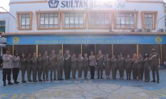 Kapolres Pematangsiantar Pembina Upacara Bendera di SMA Sultan Agung, Jauhi Narkoba 
