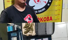 Simpan Sabu, Ekstasi dan Ganja, Warga Parbuluan Diringkus Polres Dairi