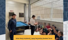 Gelar Razia Insidentil, Lapas Narkotika Rumbai Terus Komitmen Wujudkan Zero Halinar