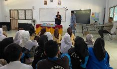 Tanamkan Peduli Lingkungan dan Anti Narkoba, Polres Dumai Gelar Edukasi ‘Green Policing’ di SMKN 5