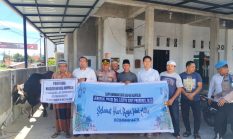 Polres Pematangsiantar Serahkan Bantuan Hewan Kurban dari Kapolri dan Kapolda Sumut di Mesjid Nurul Ikhwan