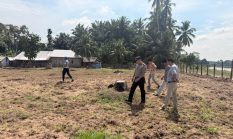 Dukung Asta Cita, Kapolsek Cerenti Cek Lahan di Desa Sikakak