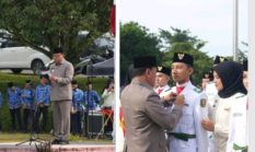 Pemersatu dan Fondasi Perdamaian Dunia, Bupati Kuansing Pimpin Apel Hari Lahir Pancasila Tahun 2026