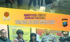 Respons Cepat Aduan Warga, Brimob Polda Sumut Amankan Terduga Pencuri Kabel