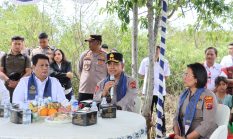 Kapolda Sumut Tinjau Sentra Bawang Putih di Samosir