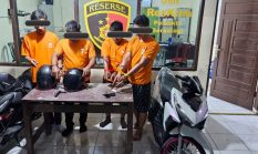 Sindikat Curanmor Antar Wilayah Dibongkar, Empat Pelaku Ditangkap