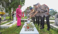 Sambut HUT Bhayangkara ke-80, Polda Sumut Ziarah ke TMP Medan