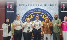 Perkuat Sinergi Pendidikan, Rutan Kelas I Labuhan Deli Terima Kunjungan USM Indonesia