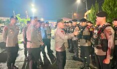 Kapolres Pelabuhan Belawan Pimpin Apel Patroli KRYD Skala Besar Antisipasi 3C
