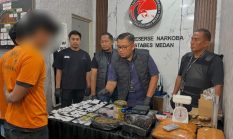 Satresnarkoba Polrestabes Medan Gulung Bandar Narkoba Antar Provinsi