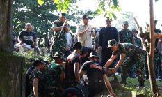 Kodam XIX TT Perkuat Semangat Gotong Royong Lewat Karya Bakti Massal