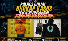 Polres Binjai Ungkap Kasus Pencurian Sepeda Motor