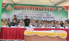 Wakapolda Riau Tegaskan Penindakan PETI di Kuansing Sasar Seluruh Rantai Aktivitas Ilegal
