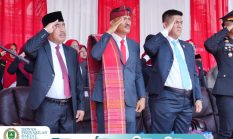 Upacara HUT ke-81 RI di Mandau, Wakil Ketua III Bacakan Teks Proklamasi dengan Penuh Penghayatan
