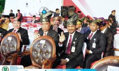 Hadiri Penurunan Bendera Merah Putih, Anggota DPRD Ajak Masyarakat Rawat Kerukunan