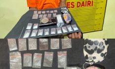 Polres Dairi Ringkus Terduga Pengedar Sabu di Huta Rakyat