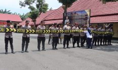 Kapolres Binjai Cek Langsung Kesiapsiagaan Pleton Dalmas