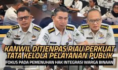 Kanwil Ditjenpas Riau Perkuat Tata Kelola Pelayanan Publik, Fokus pada Pemenuhan Hak Integrasi Warga Binaan