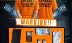 Polres Binjai Tangkap Dua Orang Pria Pengedar Narkoba