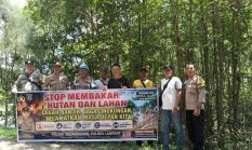 Cegah Karhutla Sejak Dini, Polsek Secanggang Minta Warga Stop Bakar Sampah