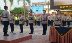 Kapolres Dumai Pimpin Upacara Sertijab, Mutasi Tiga Pejabat