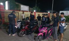 Polsek Buntu Pane Sergap Puluhan Remaja Diduga Hendak Balap Liar, 21 Sepeda Motor Diamankan