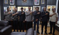 Kapolres Binjai AKBP Bimo Moernanda Bangun Sinergi dengan Bawaslu Langkat