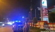 Cegah 3C dan Balap Liar, Polres Langkat Perkuat Patroli Malam