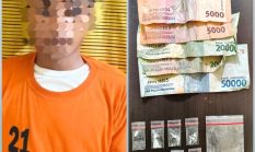 Polres Binjai Tangkap Terduga Pengedar 8 Paket Sabu di Binjai Barat