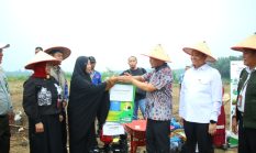 Wali Kota dan Wawako Salurkan Mesin dan Alat Pertanian kepada 13 Kelompok Tani