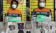 Satreskrim Polres Binjai Bekuk Dua Orang Terduga Pelaku Curat dengan Nilai Rp 157 Juta