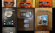 Polres Binjai Amankan Tiga Pengedar Narkoba dengan 6,82 Gram Sabu