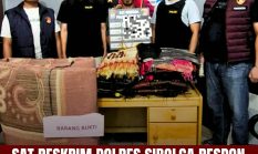 Polres Sibolga Ungkap Pencurian Motor hingga 30 Kain Ulos Batak