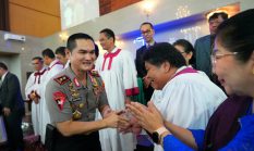 Minggu Kasih di Gereja HKBP Sudirman, Kapolda Sumut Ajak Masyarakat Perangi Narkoba