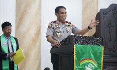 Melalui Giat Minggu Kasih di Gereja Immanuel, Wakapolda Riau Tegaskan Polri Tak Boleh Berjarak dengan Masyarakat