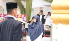 Upacara HSN 2026 Siak Berlangsung Khidmat, Bupati Afni: Santri Penjaga Nadi Bangsa